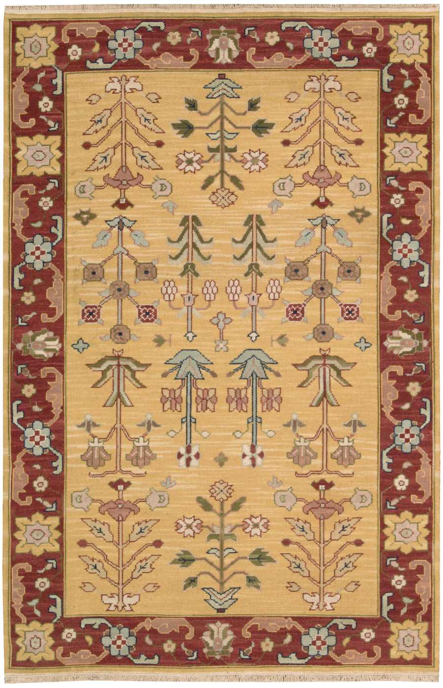 Nourison Home Nourmak SK92 Yellow Traditional Woven Rug