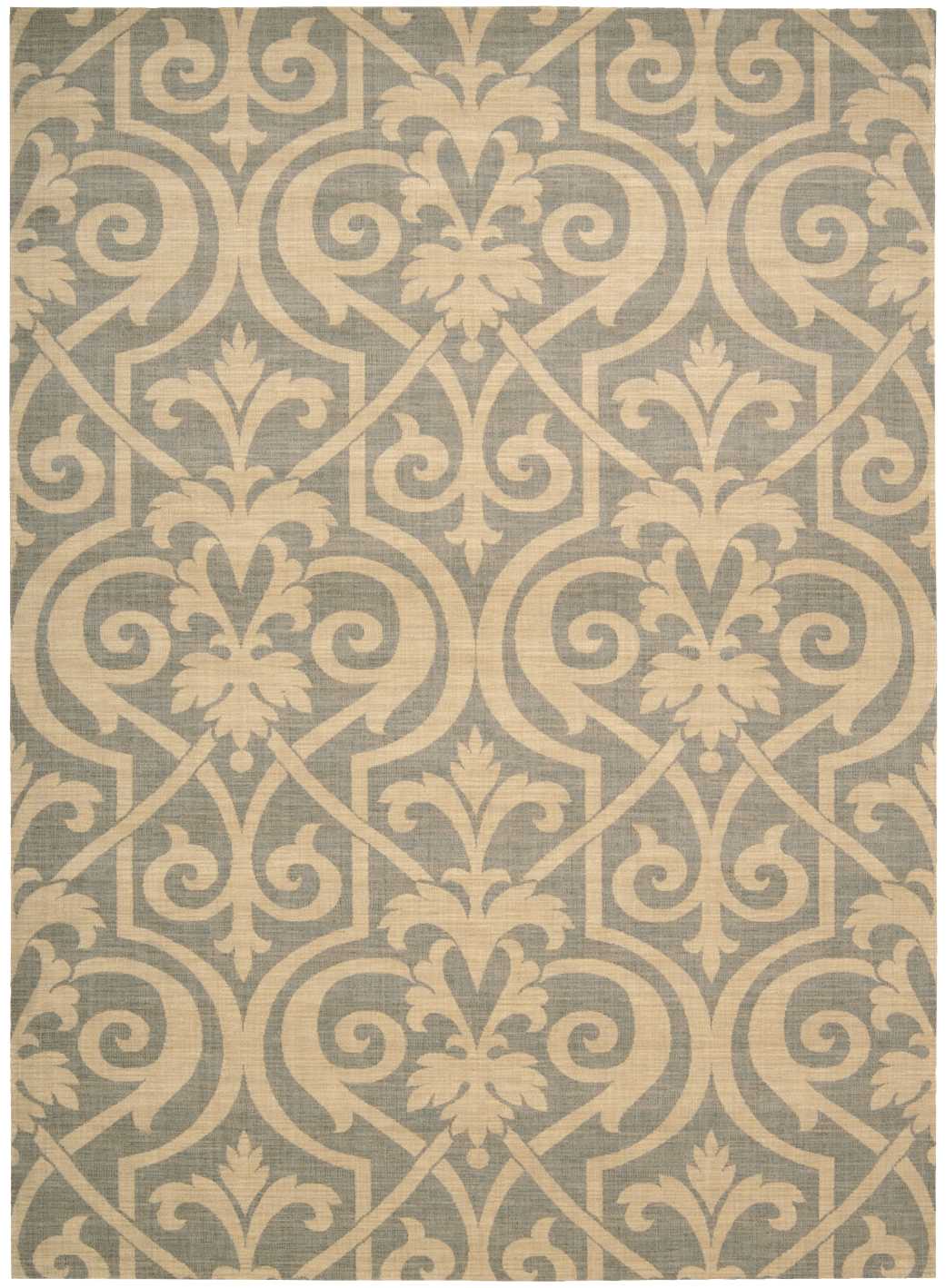 Nourison Home Riviera RI04 Slate Transitional Loomed Rug