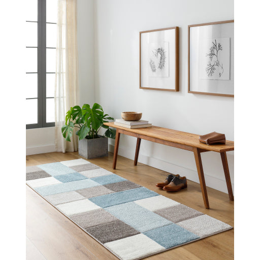 Surya Santa Monica SAC-2300 Aqua Modern Rug