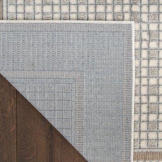 Nourison Home Nordic Ivory Grey Contemporary