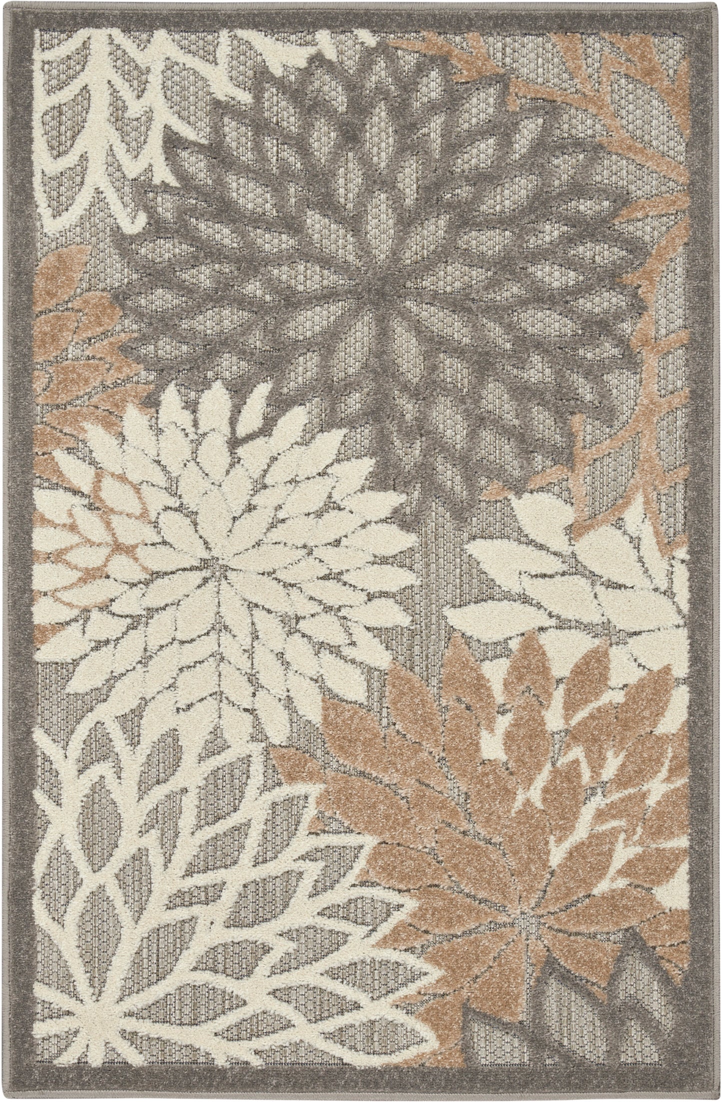 Nourison Home Aloha ALH05 Natural Contemporary Power-loomed Rugs