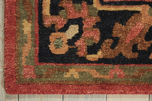 Nourison Home Tahoe Rust Traditional