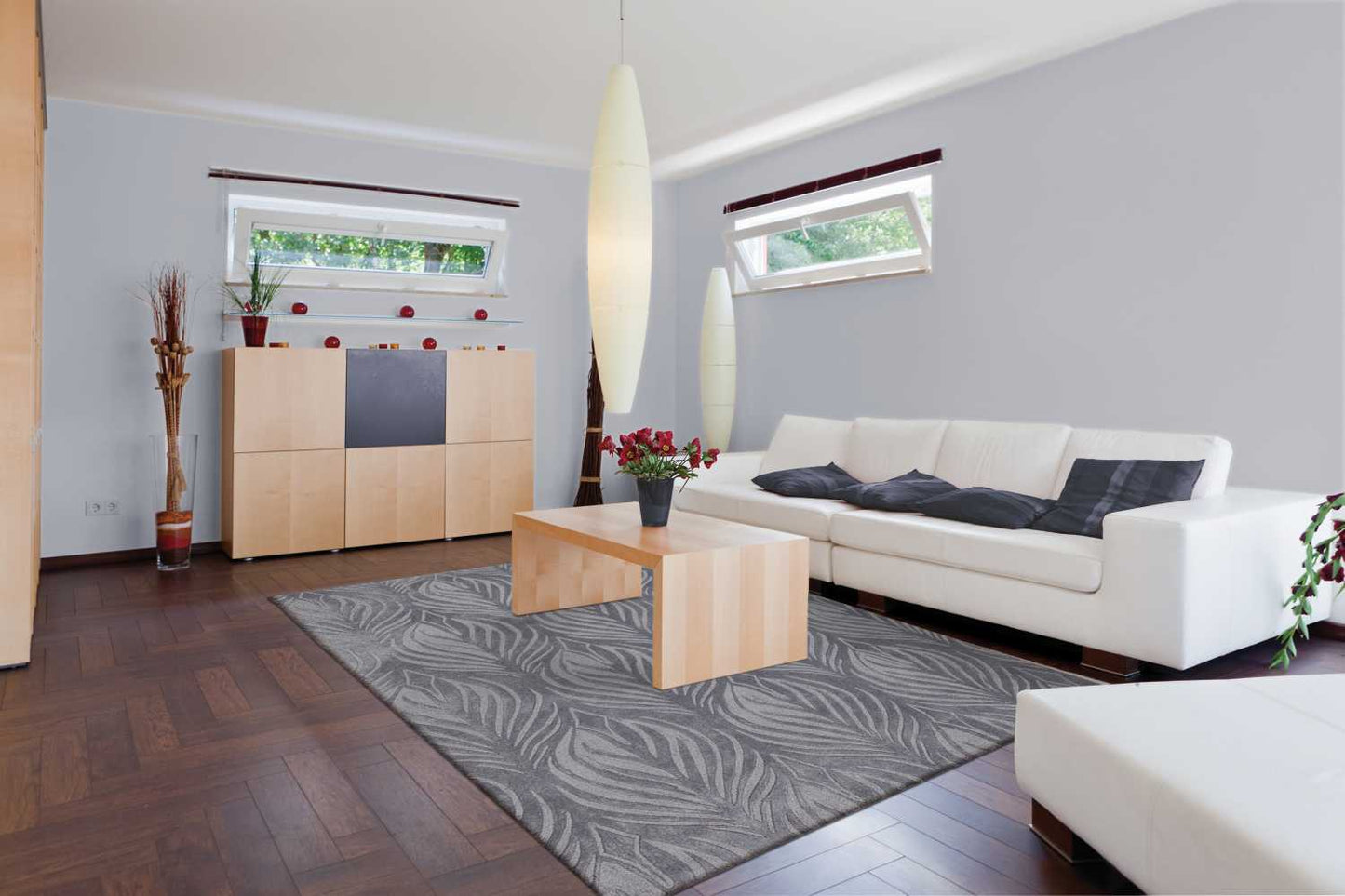 Nourison Home Contour Slate Contemporary