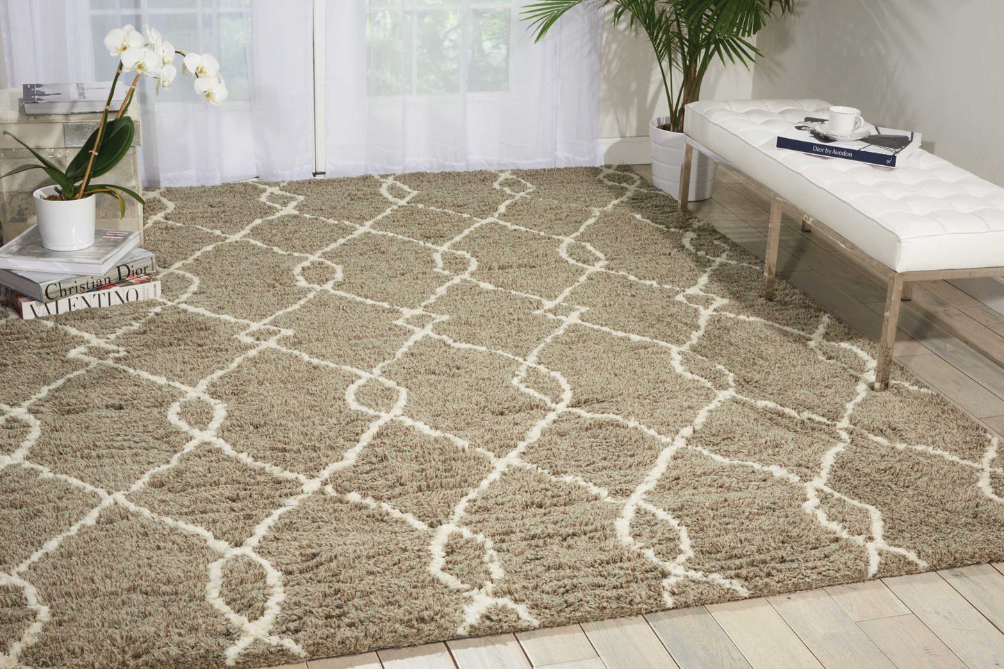 Nourison Home Galway Mocha Ivory Contemporary