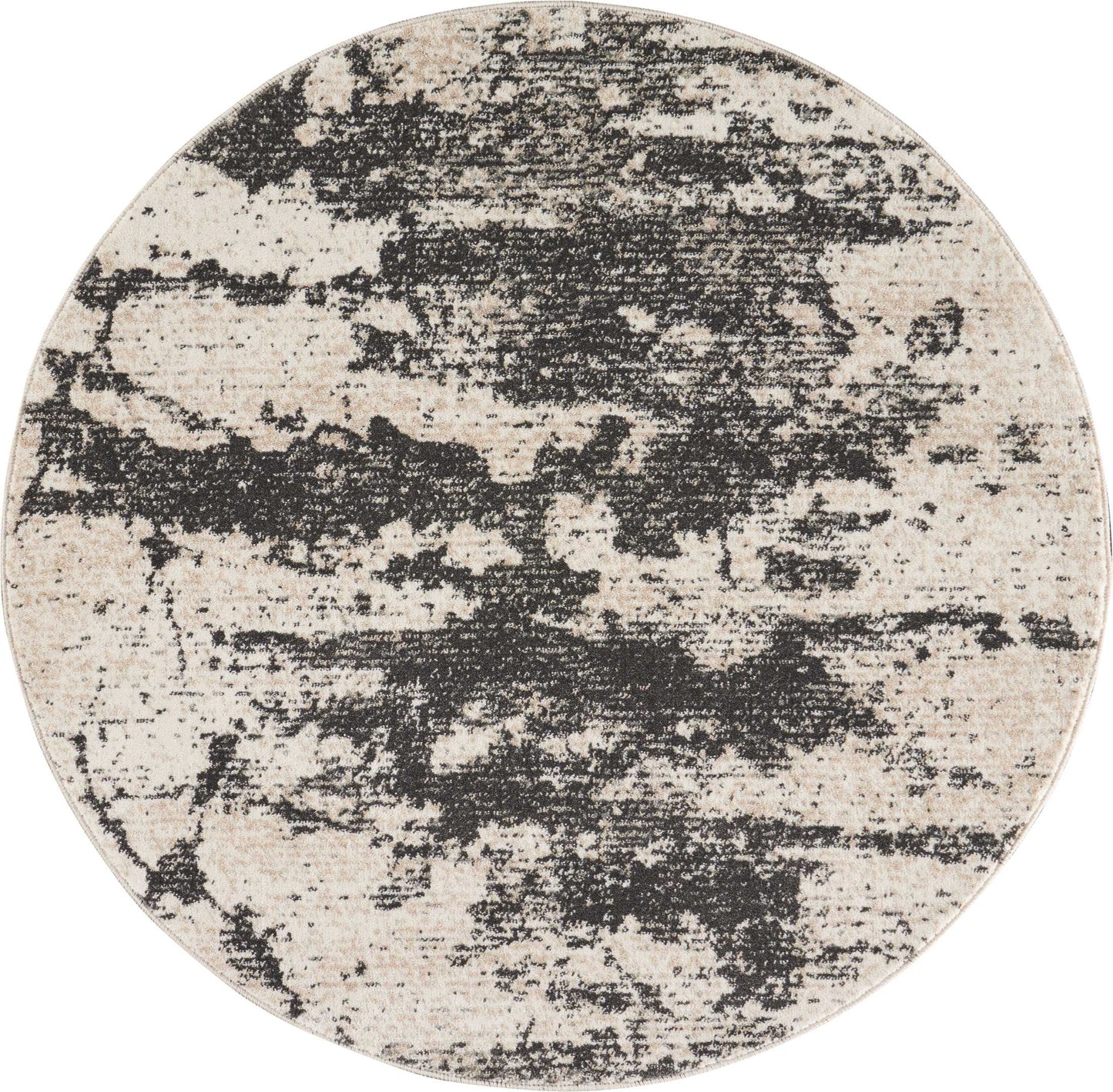 Nourison Home Maxell MAE07 Ivory Grey Contemporary Power-loomed Rugs