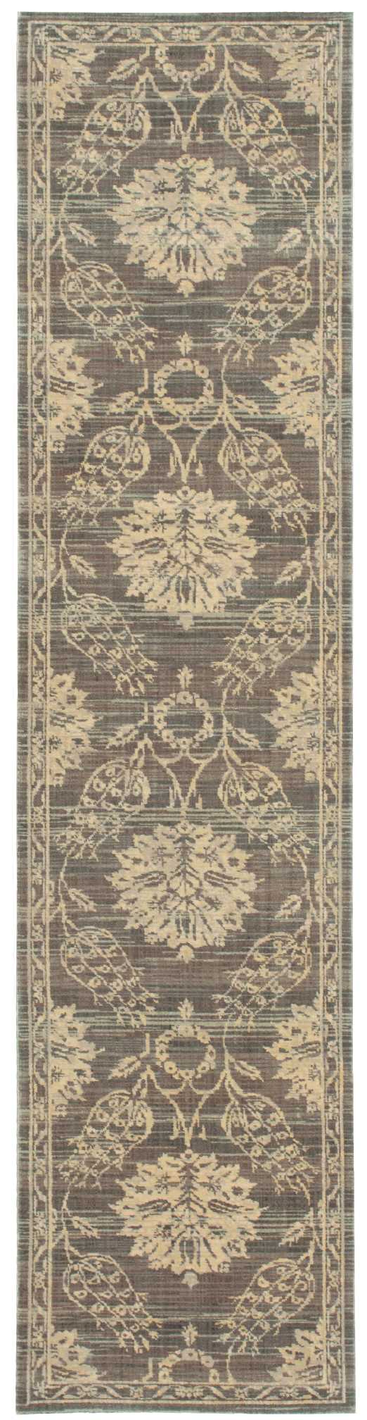 Nourison Home Silk Elements SKE31 Graphite Traditional Loomed Rug