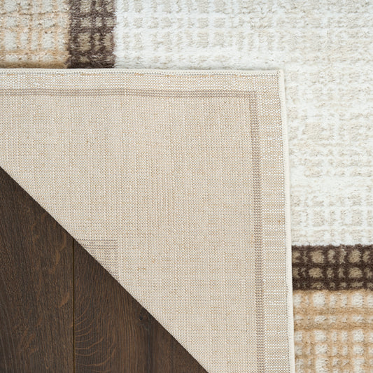 Nourison Home Dekor Ivory Brown Contemporary