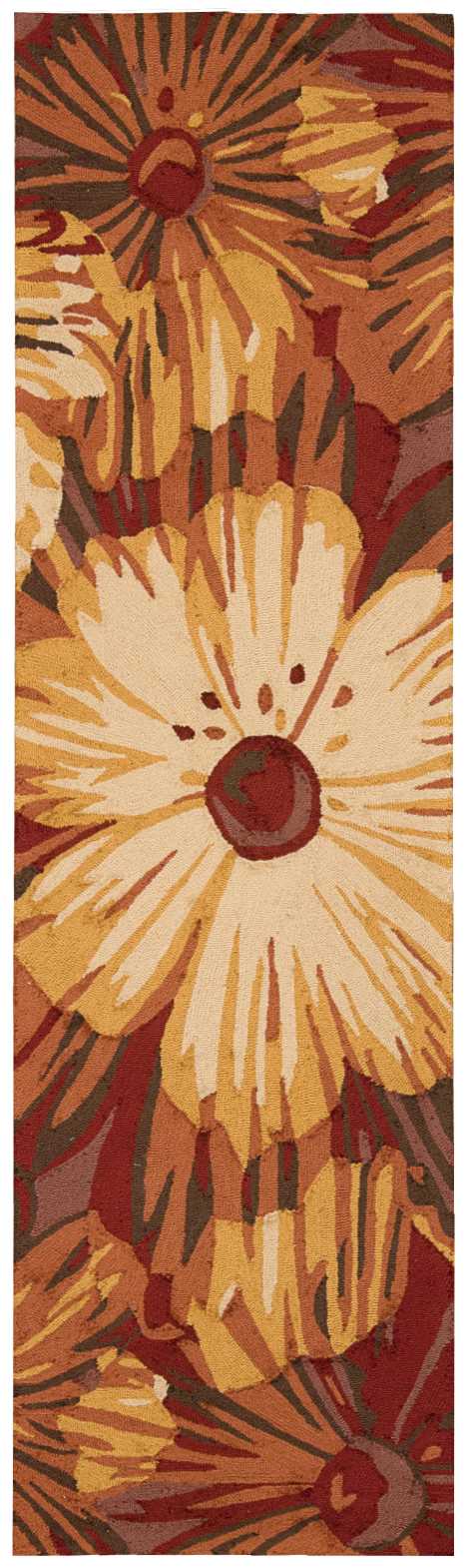 Nourison Home Fantasy FA19 Cayenne Contemporary Hooked Rug