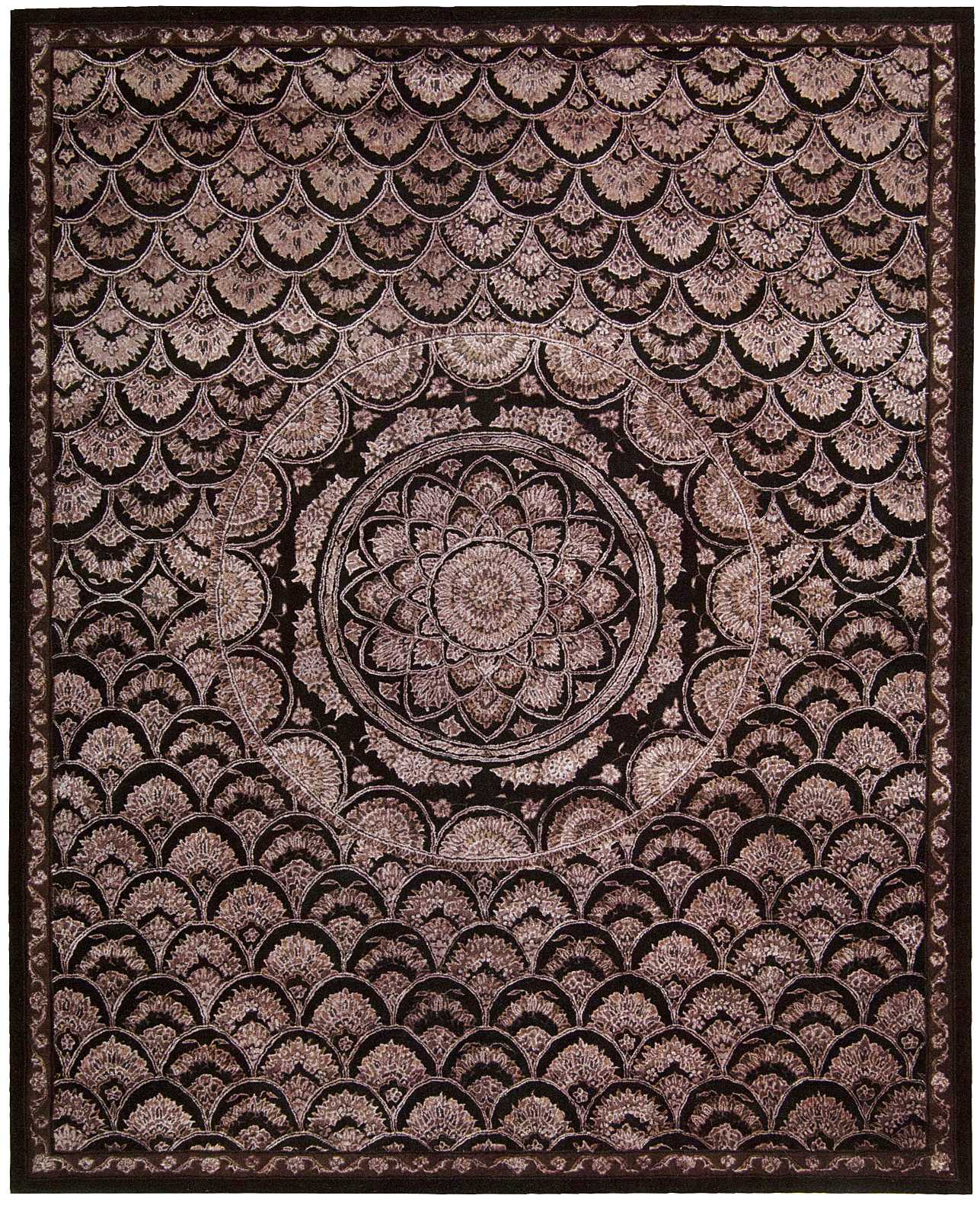 Nourison Home Regal REG08 Espresso Traditional Tufted Rug
