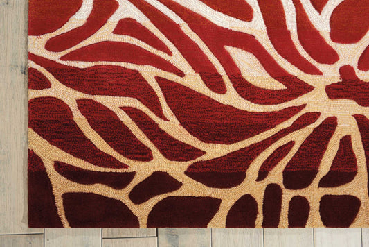 Nourison Home Contour Flame Contemporary