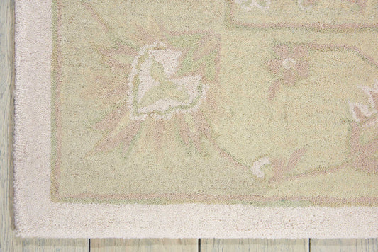 Nourison Home Zephyr Ivory Green Traditional