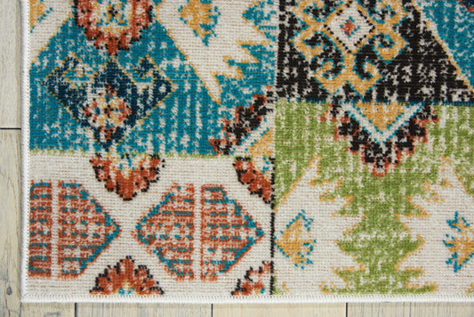 Nourison Home Aria Indigo Traditional