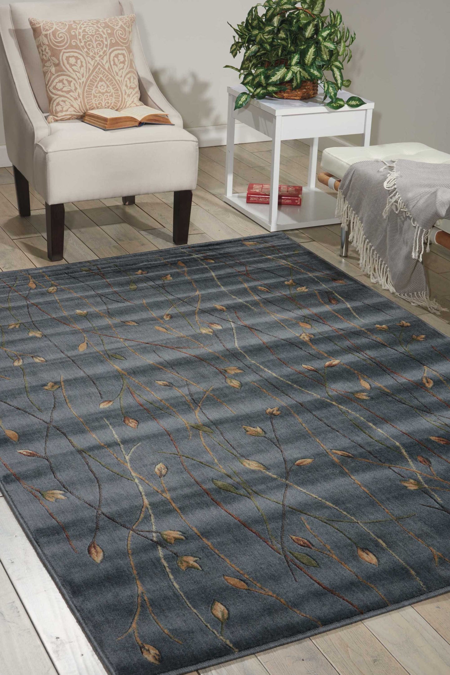 Nourison Home Cambridge Blue Contemporary