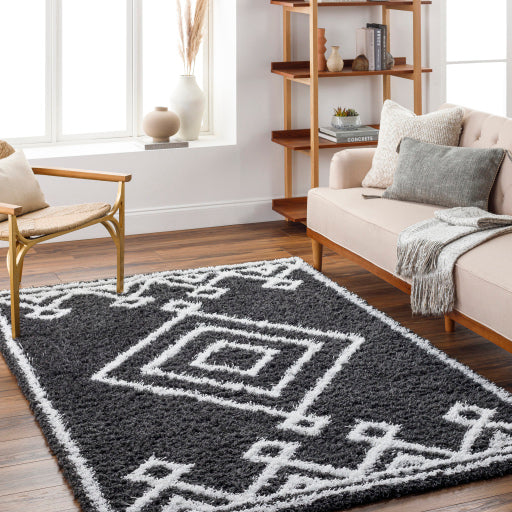 Surya Urban Shag USG-2313 Black Modern Rug