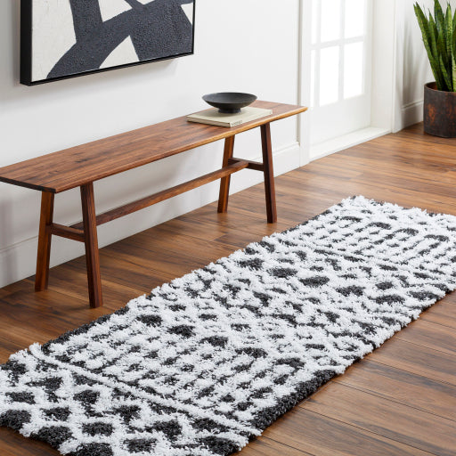 Surya Urban Shag USG-2344 Black Global Rug