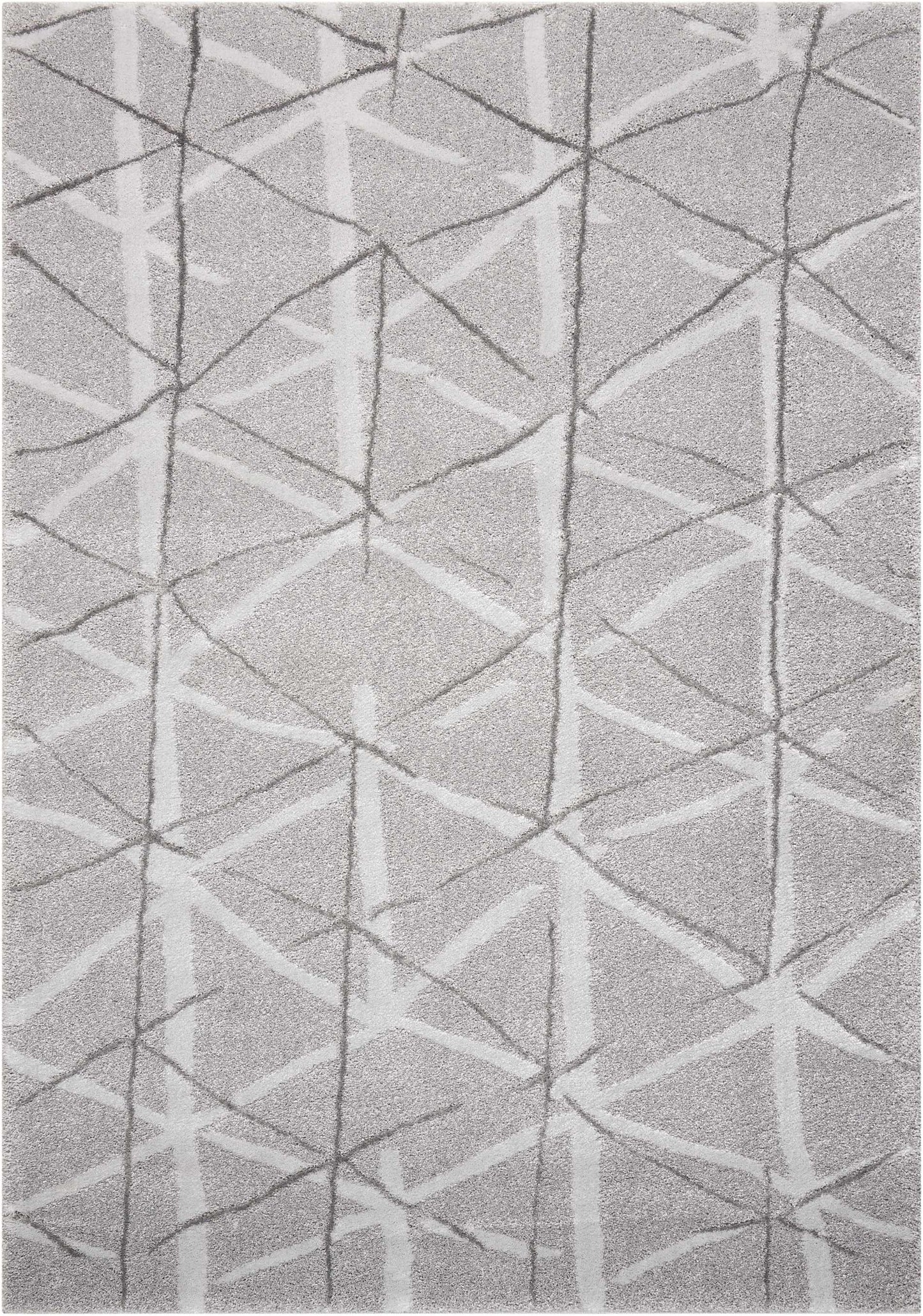 Nourison Home Ingenue KIH33 Silver Contemporary Power-loomed Rug