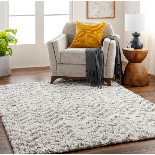 Surya Ultra Shag UTG-2306 White Modern Rug