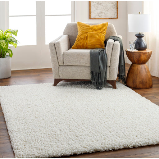 Surya Ultra Shag UTG-2309 White Modern Rug