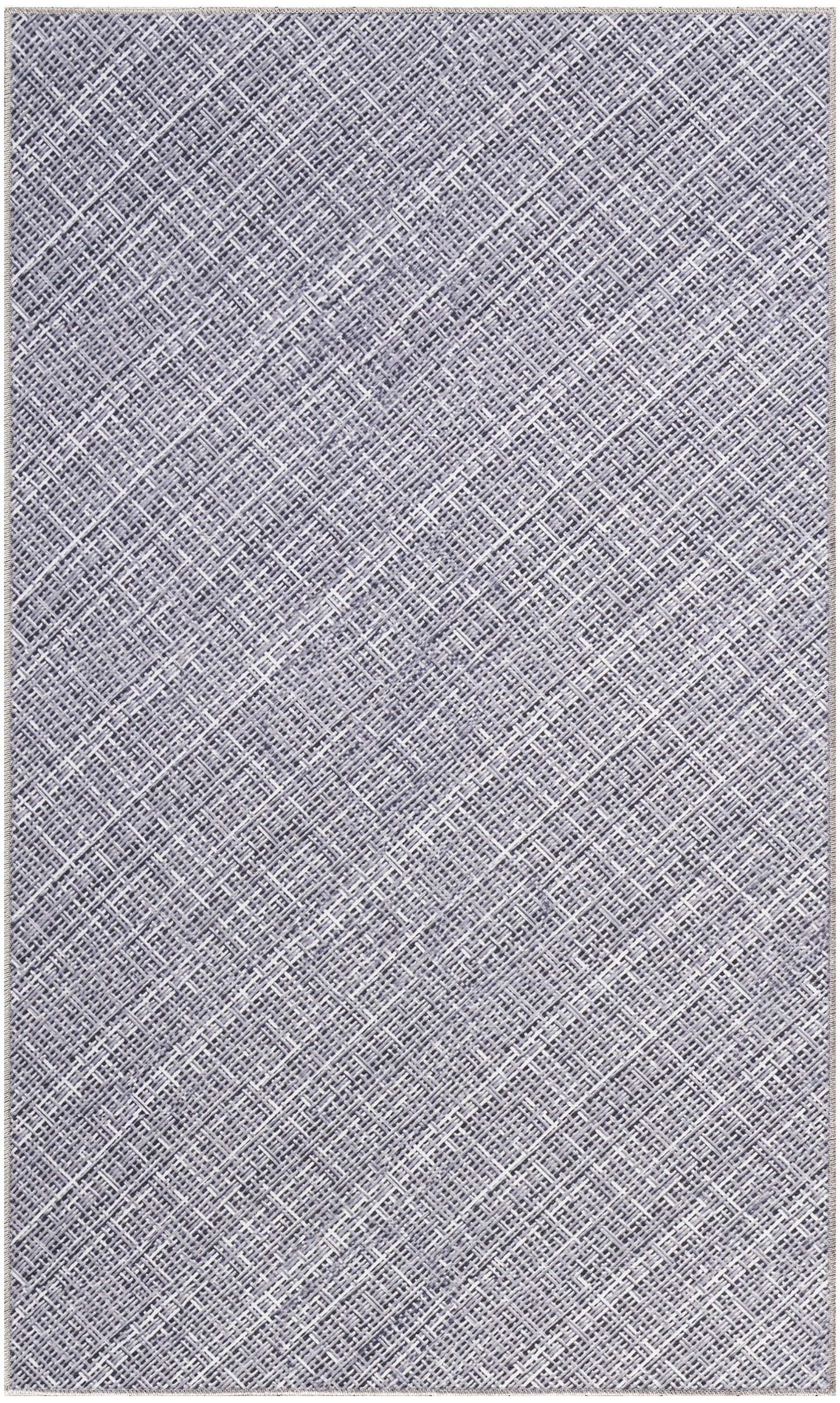 Nourison Home Nourison Washables NWB08 Grey Contemporary Power-loomed Rug