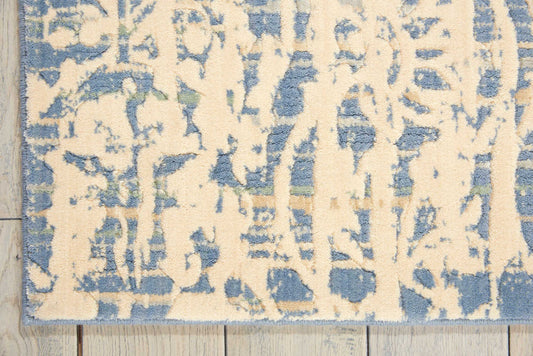 Nourison Home Nepal Ivory Blue Transitional