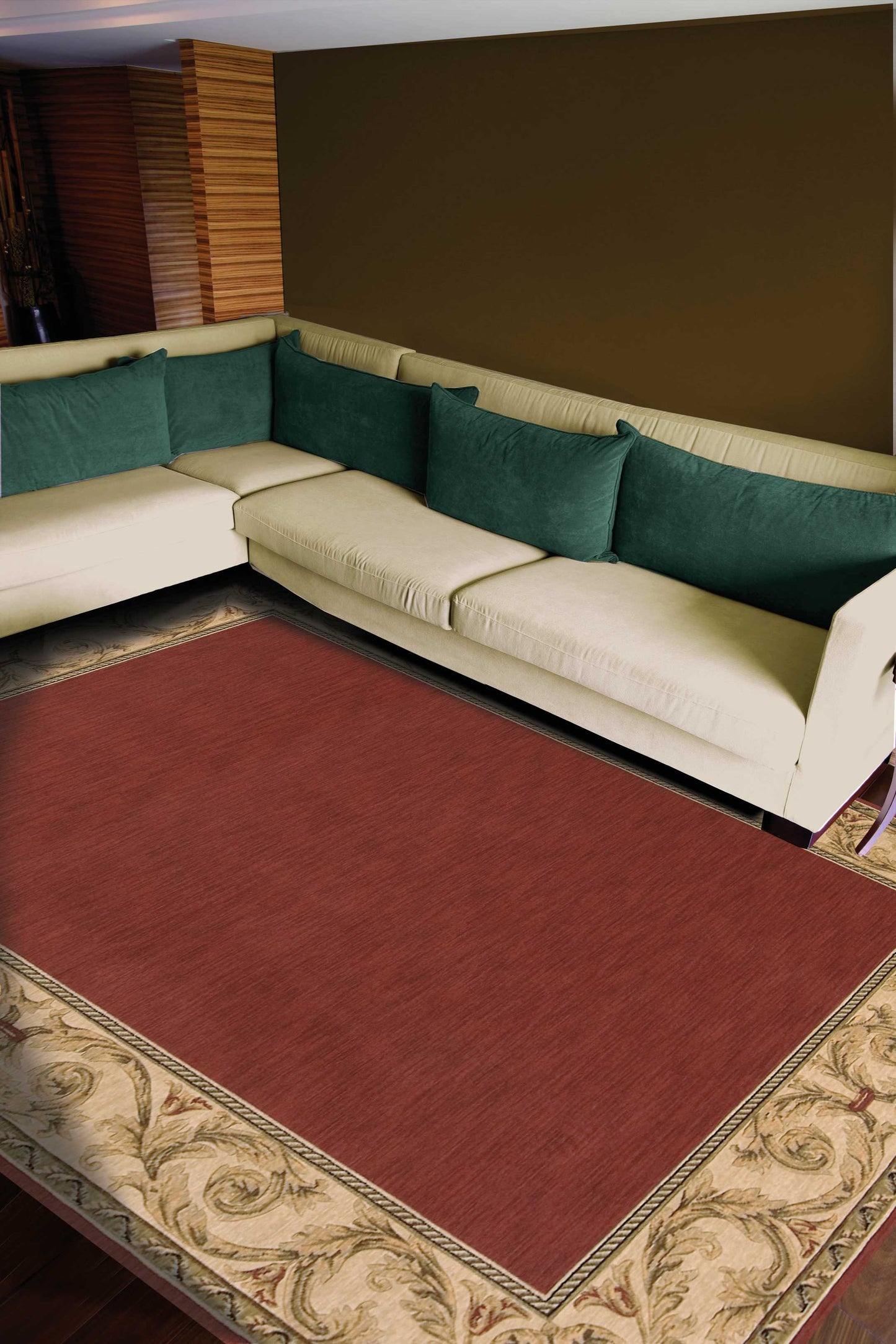 Nourison Home Vallencierre VA10 Brick Traditional Loomed Rug