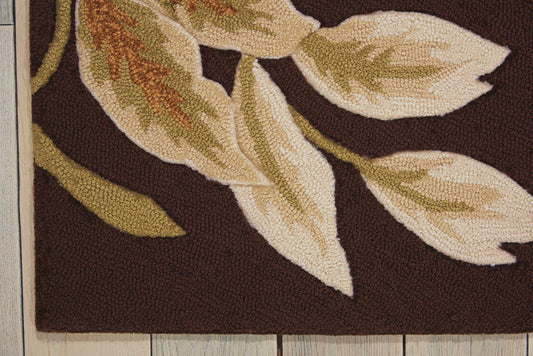 Nourison Home Fantasy Chocolate Transitional