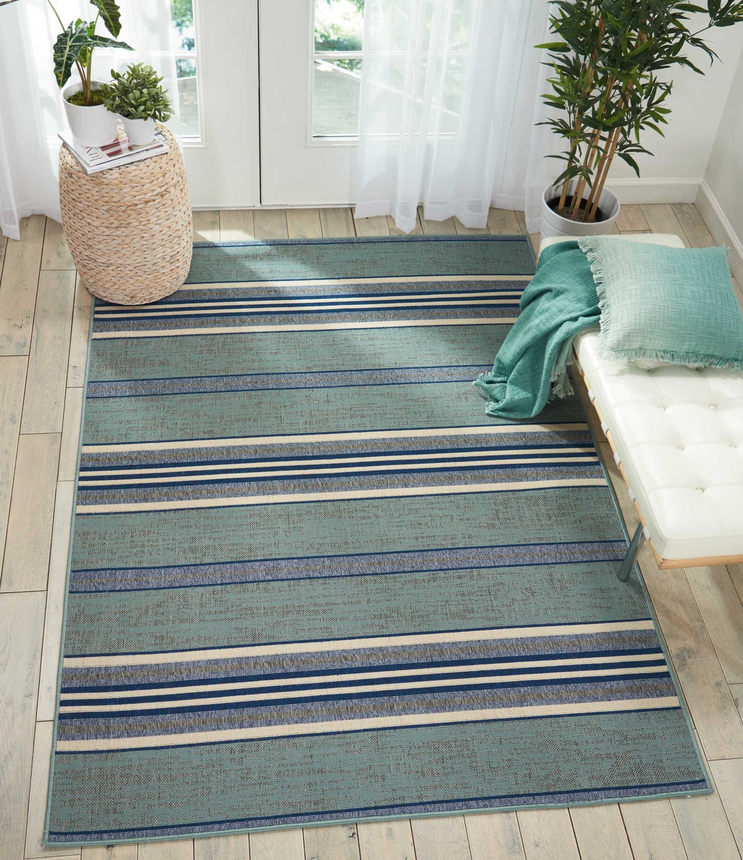 Barclay Butera Lido Aqua Blue Contemporary