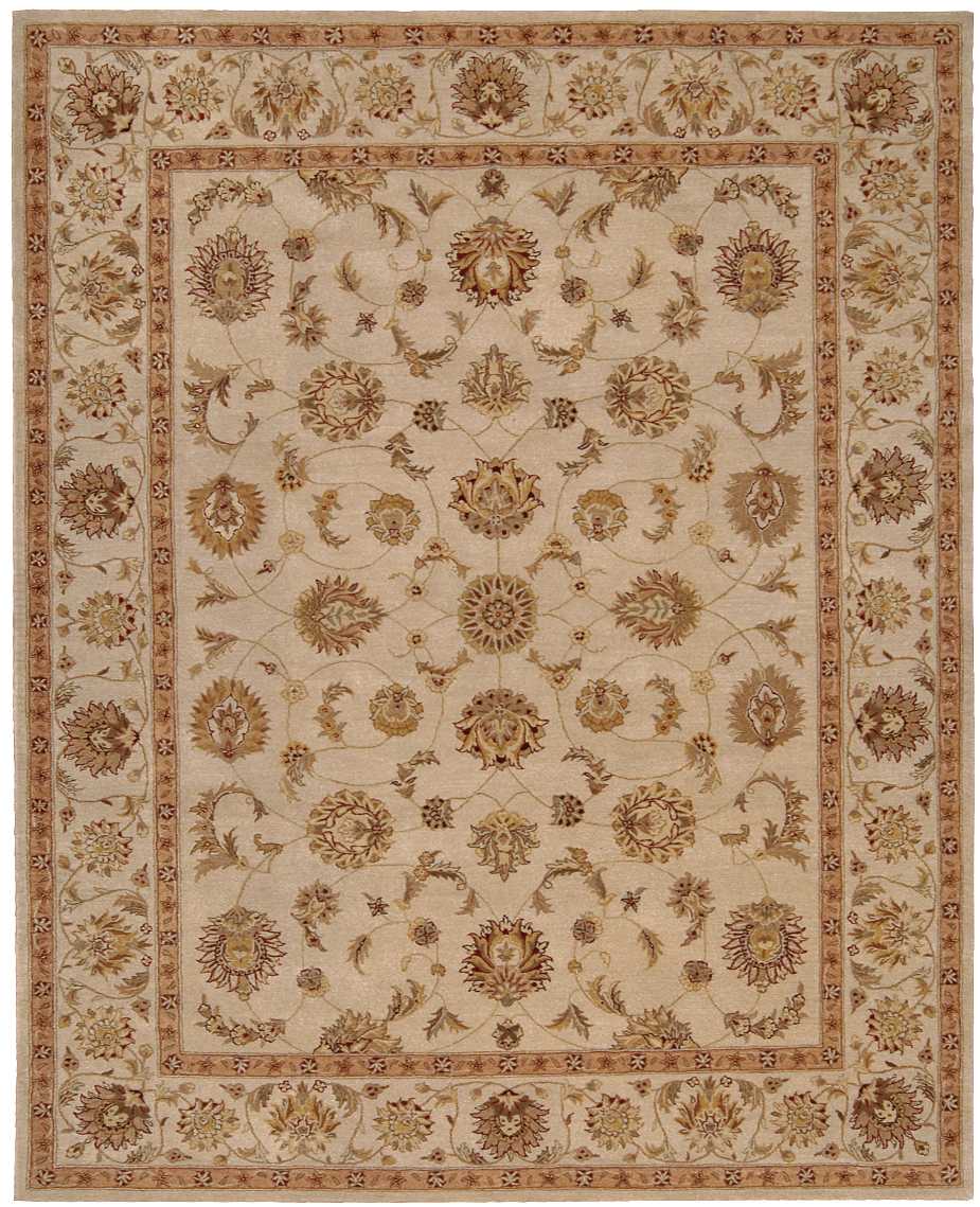 Nourison Home Heritage Hall HE08 Ivory Traditional Tufted Rug