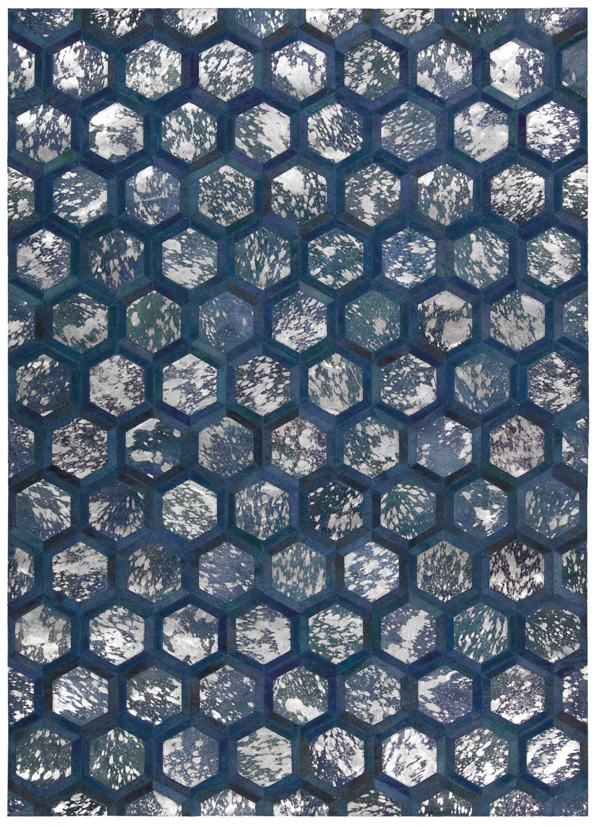 Michael Amini City Chic MA100 Cobalt Contemporary Woven Rug
