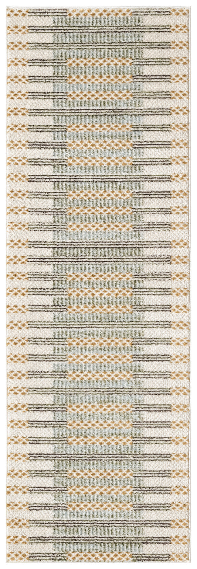 Nourison Home Nordic NRC15 Ivory Multicolor Contemporary Power-loomed Rug