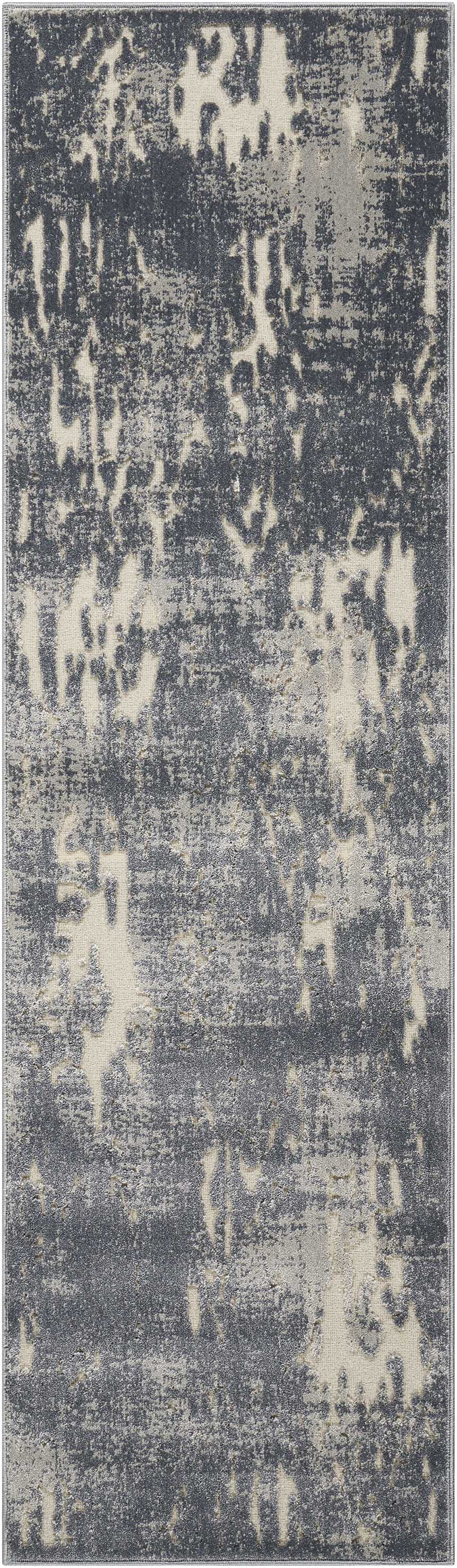 Michael Amini Gleam MA602 Slate Contemporary Power-loomed Rug