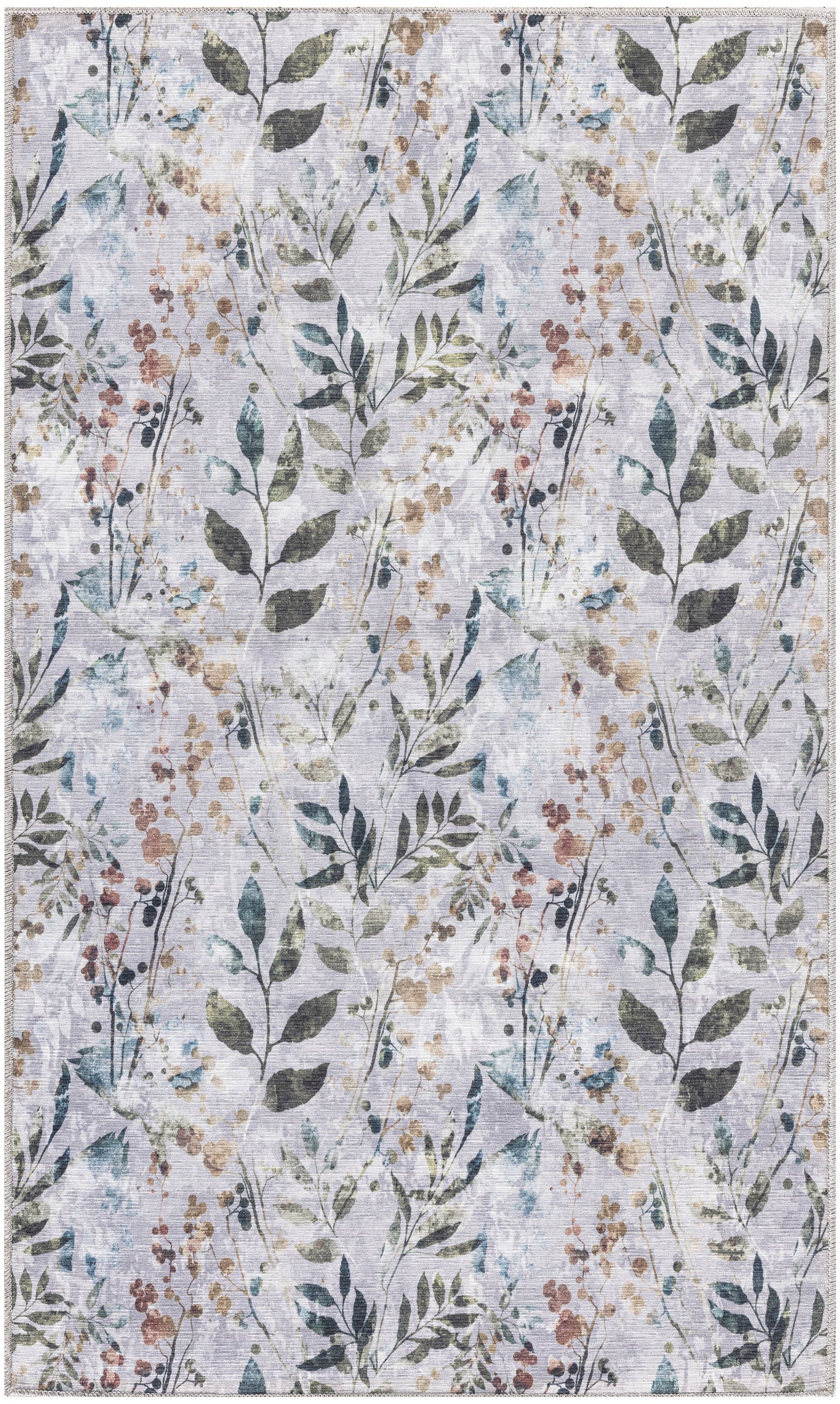 Nourison Home Nourison Washables NWB05 Grey Multicolor Traditional Power-loomed Rug