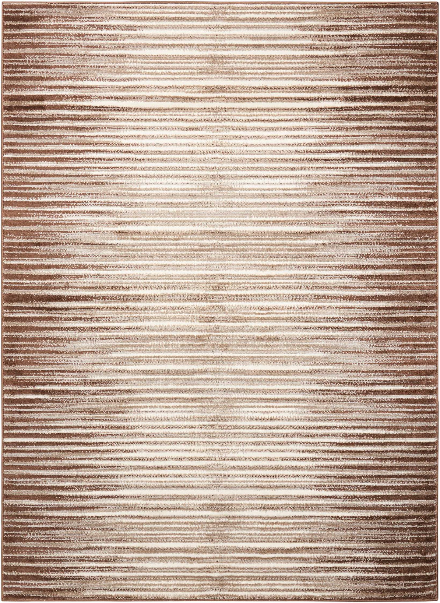 Nourison Home Studio STU07 Mocha Contemporary Power-loomed Rug