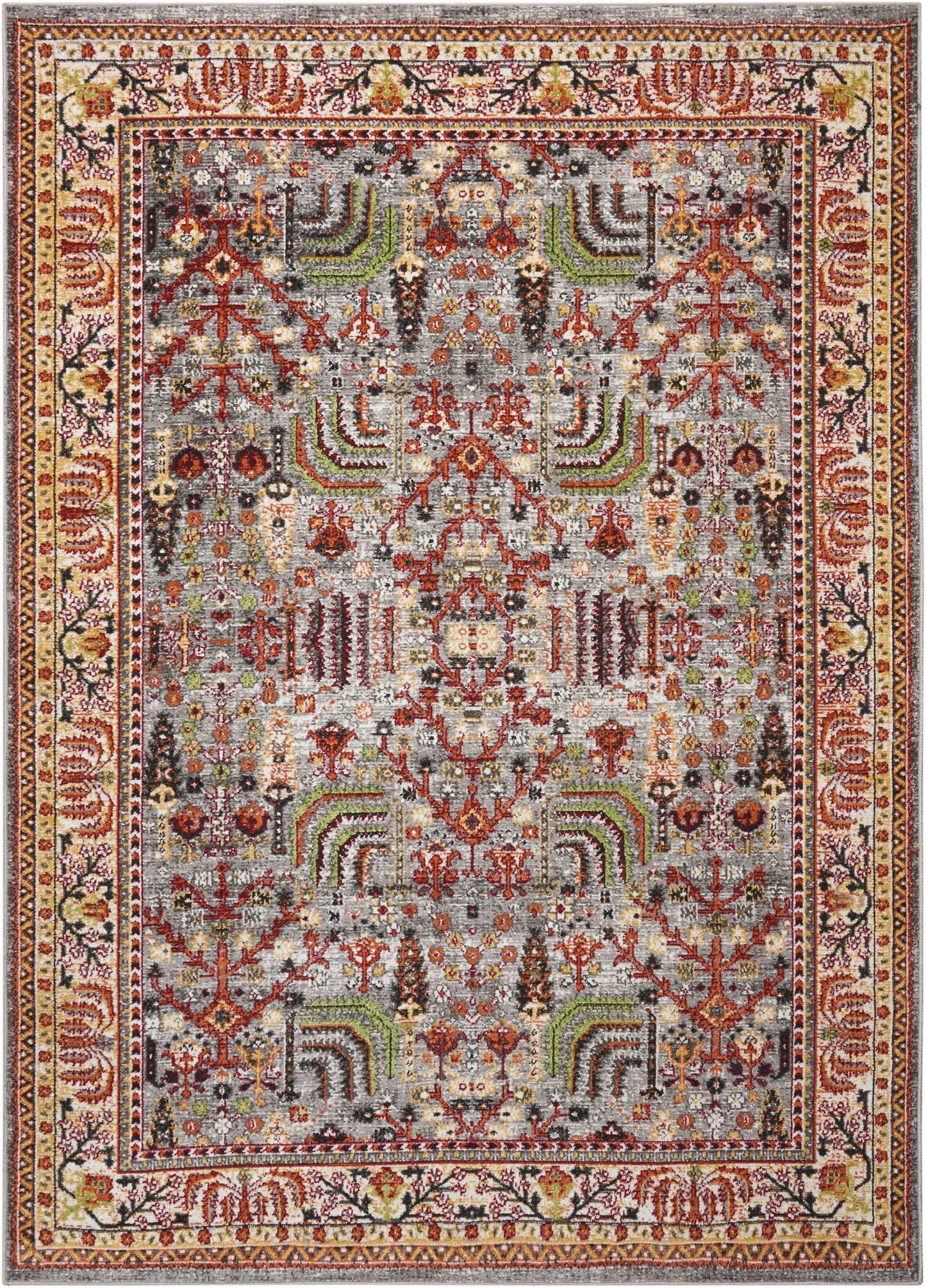 Nourison Home Aria AR003 Multicolor Traditional Power-loomed Rug