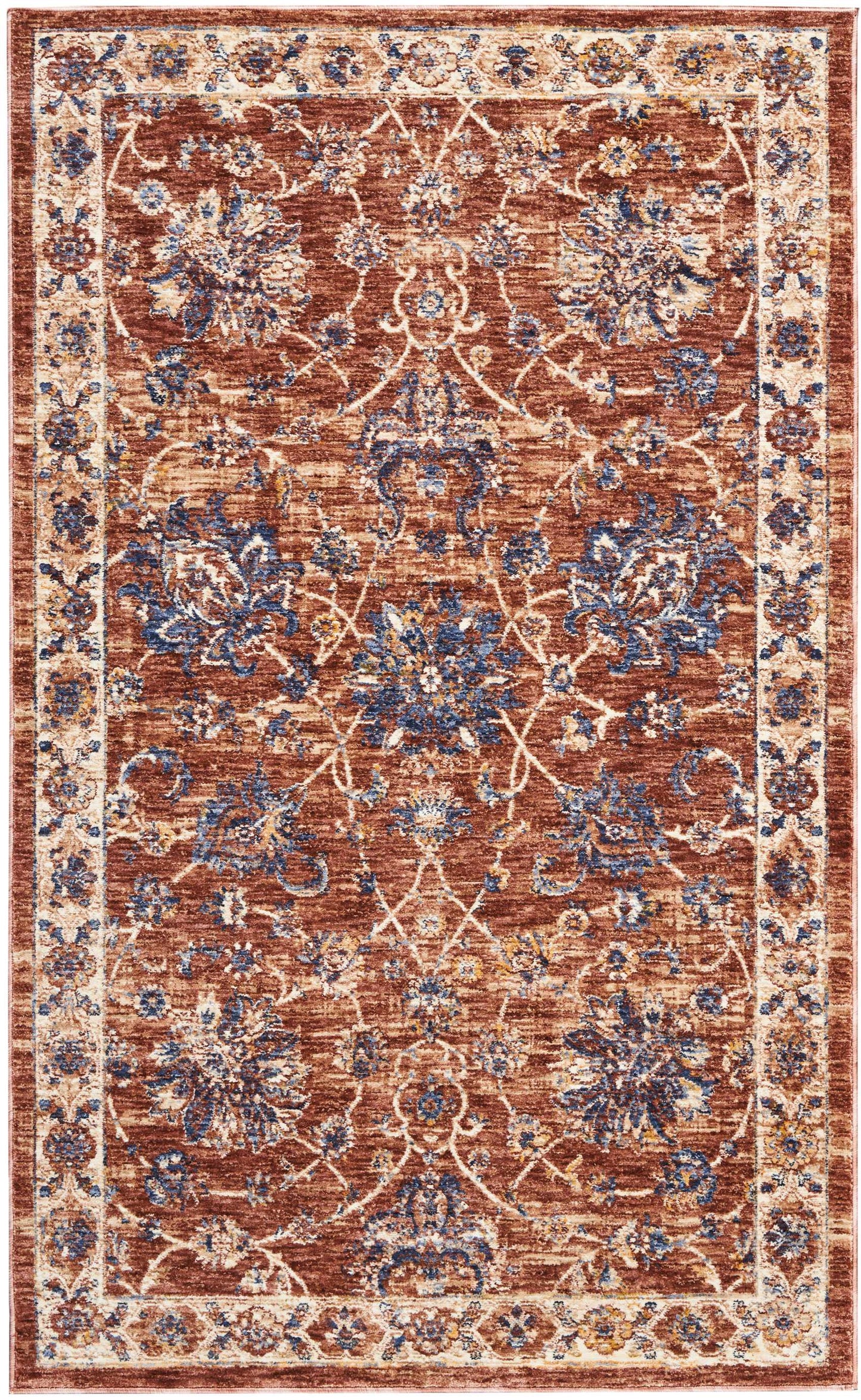 Nourison Home Lagos LAG02 Brick Traditional Power-loomed Rug