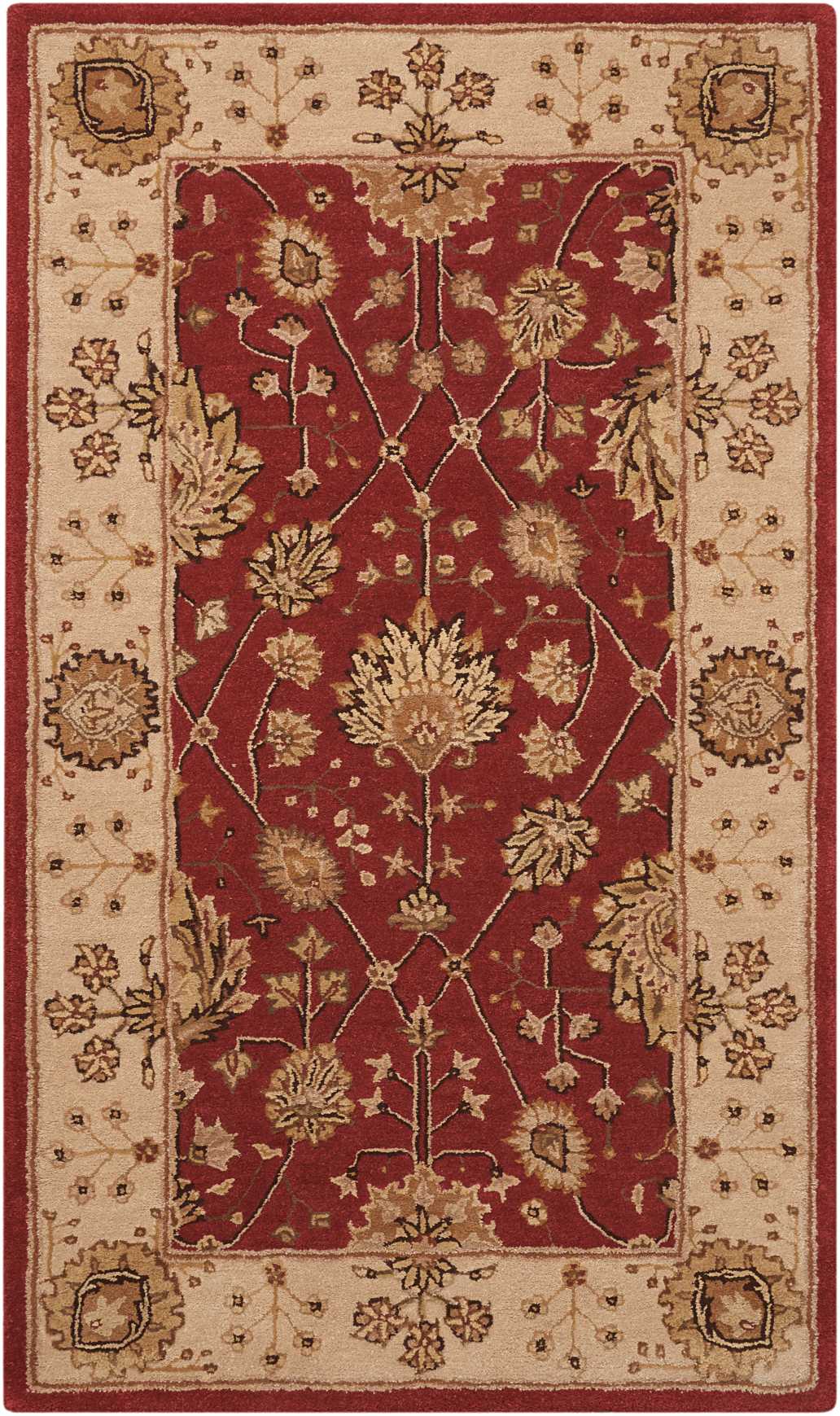 Nourison Home Nourison 3000 3102 Red Traditional Tufted Rug