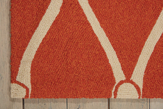 Nourison Home Portico Orange Contemporary