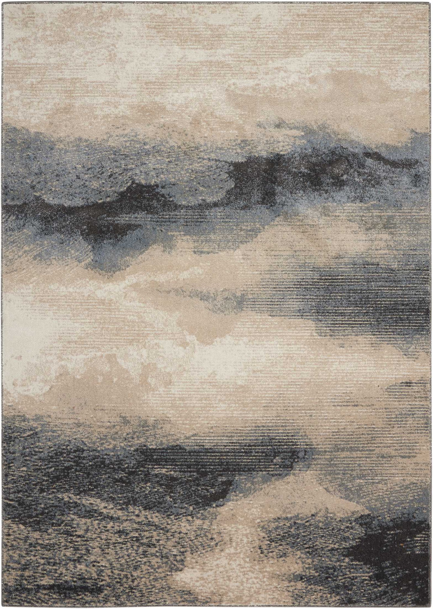 Nourison Home Maxell MAE06 Flint Contemporary Power-loomed Rugs