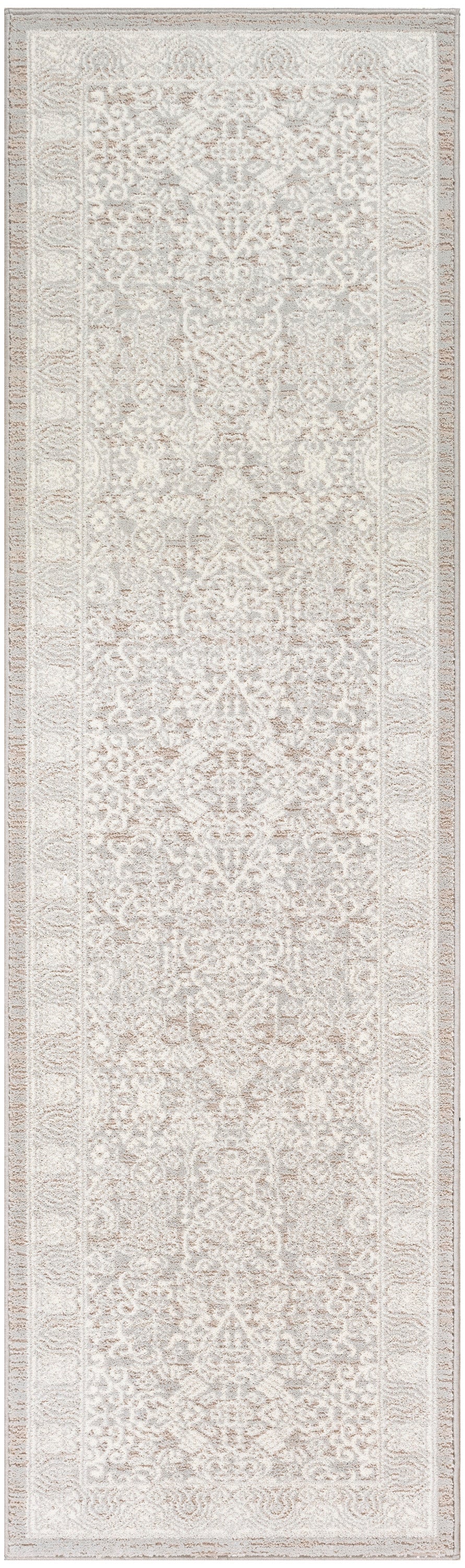 Nourison Home Eco Cycle ECY01 Silver Ivory Traditional Loom-woven Rug