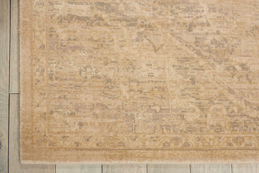 Nourison Home Silk Elements Sand Traditional