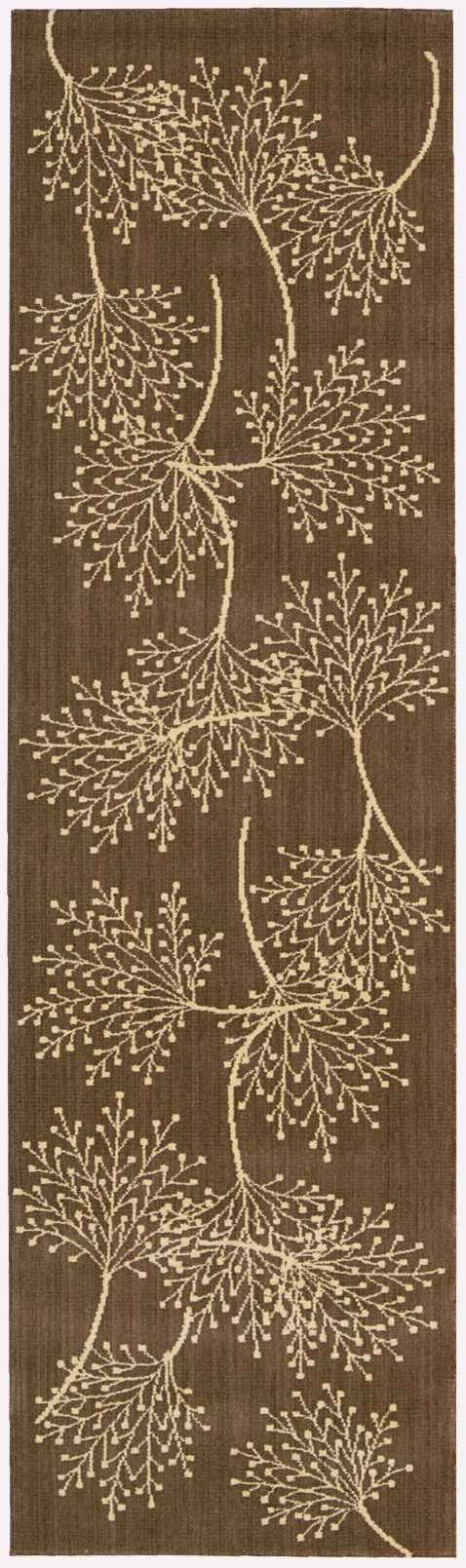 Nourison Home Capri CAP1 Chocolate Contemporary Loom-woven Rug