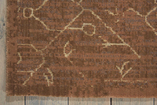 Nourison Home Silken Allure Chocolate Traditional