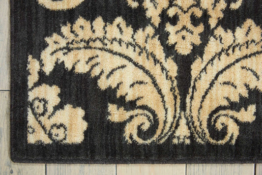 Nourison Home Aristo Black Beige Transitional