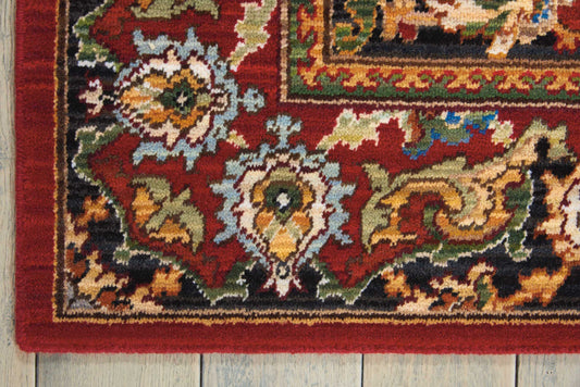 Nourison Home Timeless Red Traditional