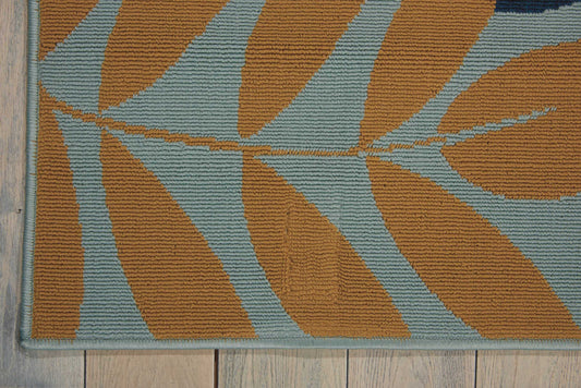 Nourison Home Caribbean Blue Contemporary