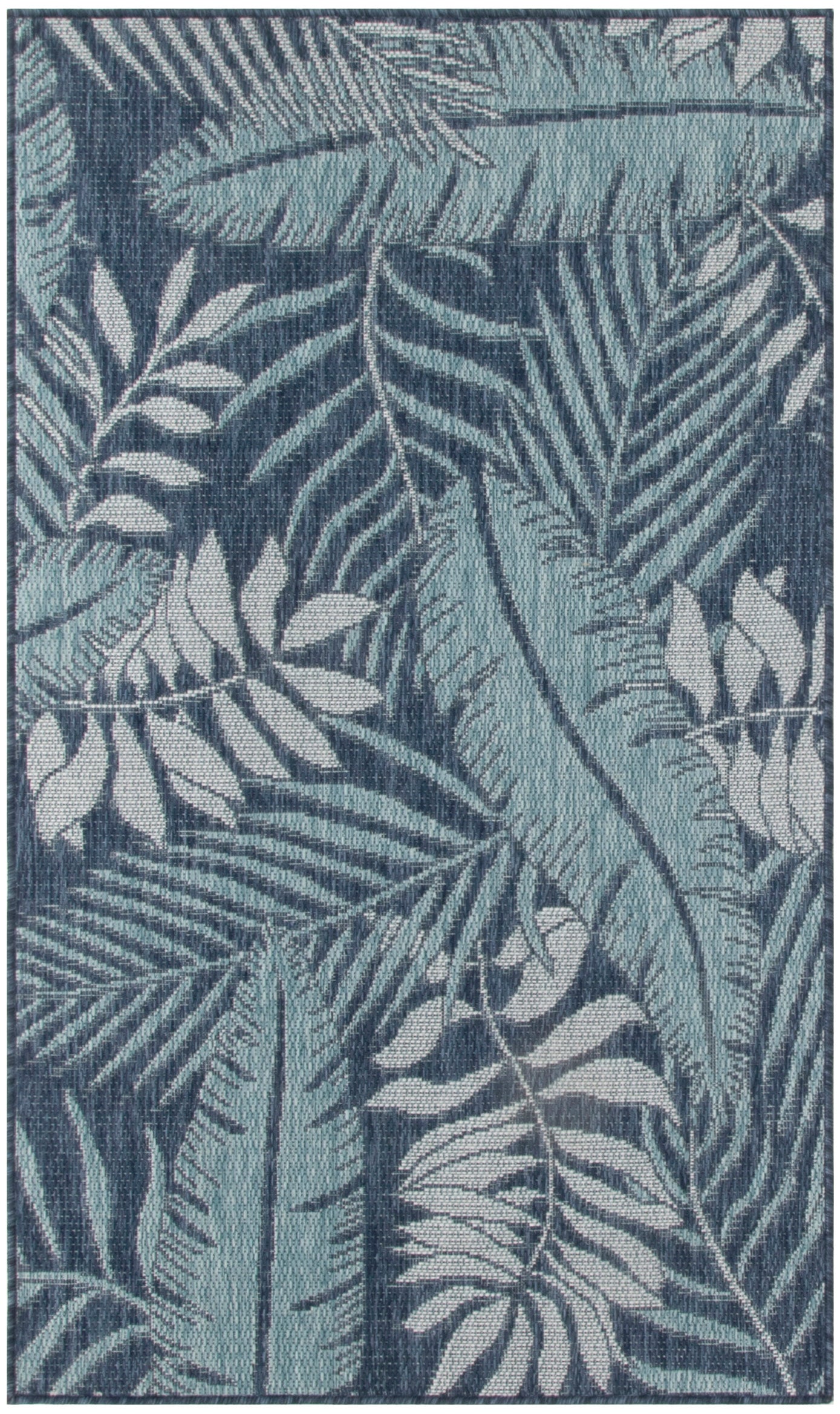 Nourison Home Garden Oasis GOA02 Navy Contemporary Power-loomed Rug