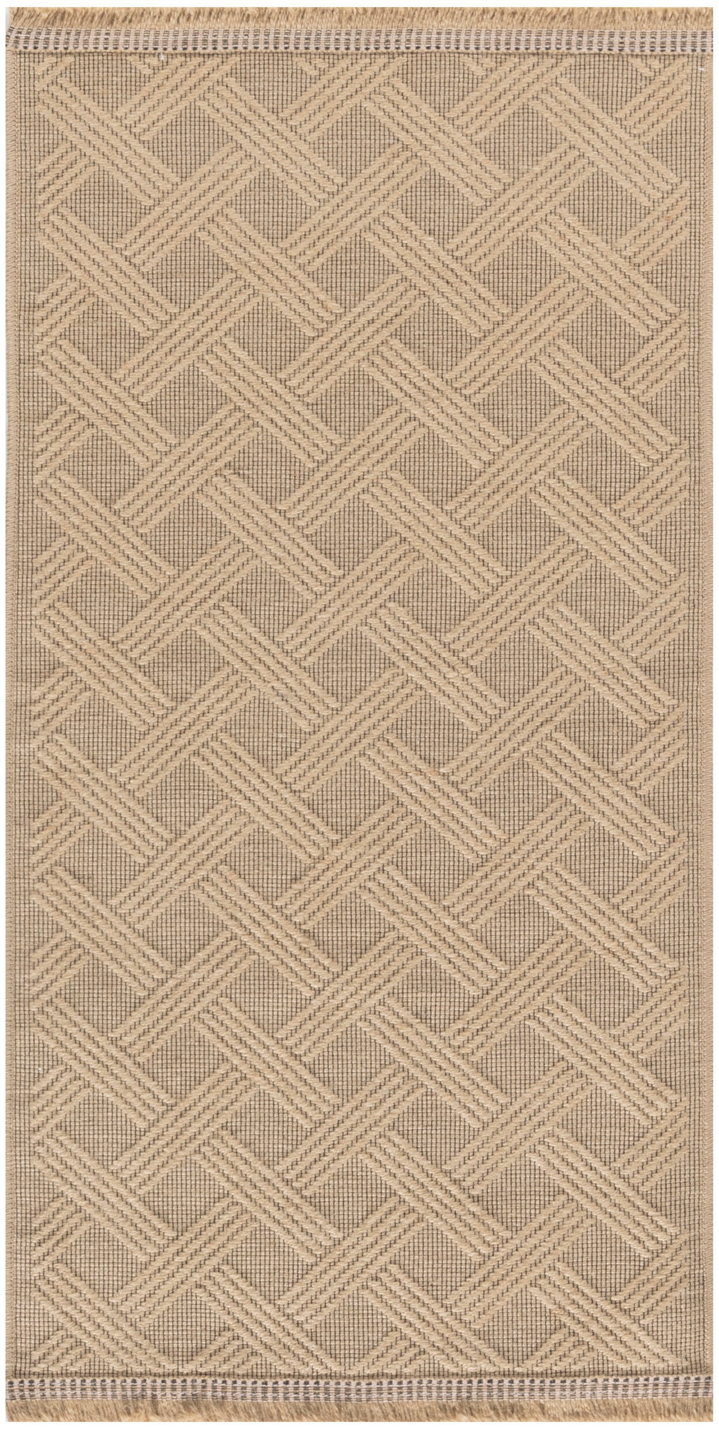 Nourison Home Washable Jute WSJ02 Natural Contemporary Loom-woven Rug