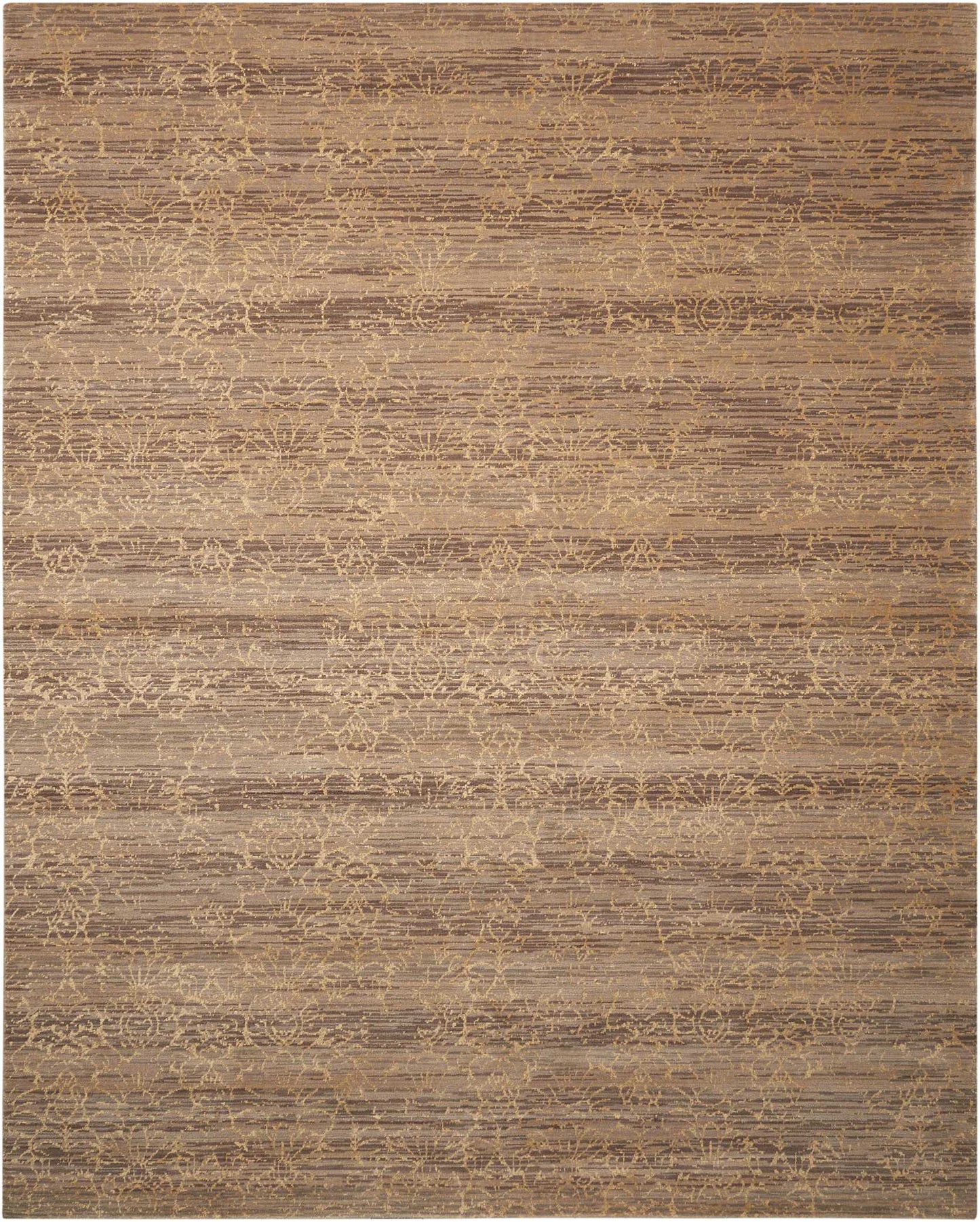 Nourison Home Silken Allure SLK26 Latte Contemporary Loomed Rug