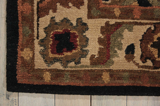 Nourison Home Tahoe Black Traditional