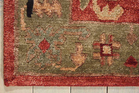 Nourison Home Tahoe Rust Traditional